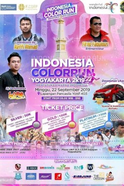 Indonesia Color Run Yogyakarta 2019